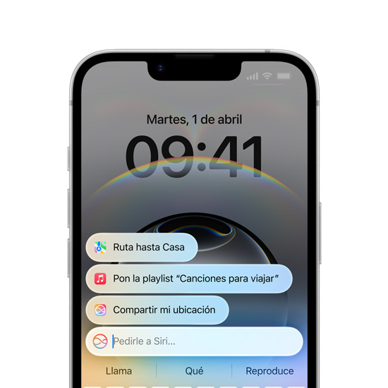 Un iPhone 16e muestra una notificación de Siri con instrucciones sobre cómo programar un mensaje de texto para enviarlo más tarde.