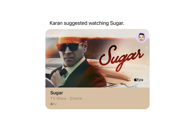 Die Grafik der TV Serie „Sugar“ auf Apple TV+.