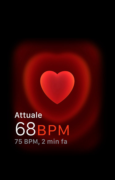 L’app ECG che esegue un elettrocardiogramma.