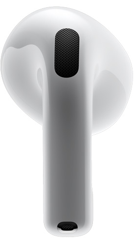 AirPods 4 showcasing the back view of AirPods.