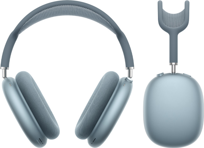 AirPods Max Blue strieľal spredu aj zboku