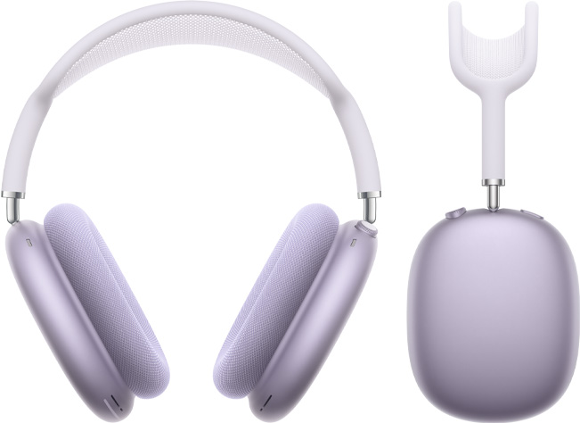 AirPods Max Purple strieľal spredu aj zboku