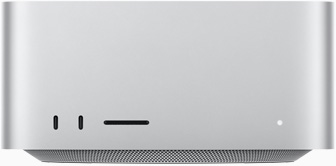 Front view of Mac Studio.